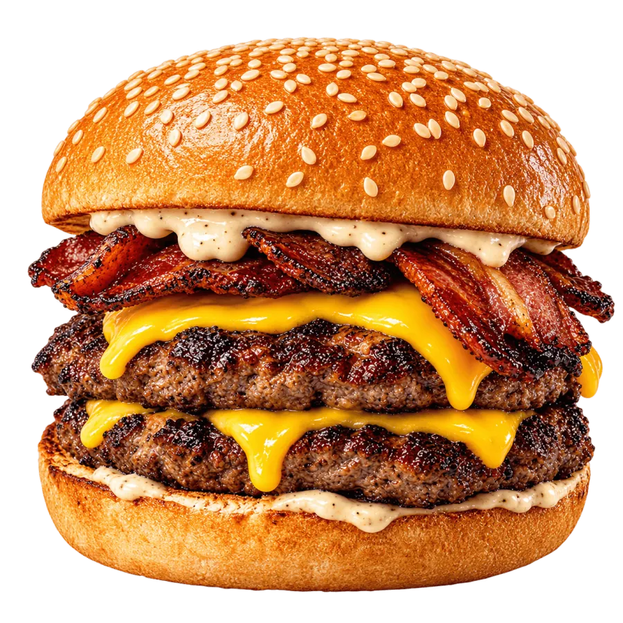 SMOKY STACK BEEF BURGER